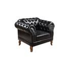 Poltrona Chesterfield Duque Capitonê Corano Preto Poltrona Chesterfield Duque Capitonê Corano Preto