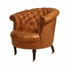 Poltrona Chesterfield Original Couro Legitimo Primeira Linha