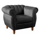 Poltrona Chesterfield Realeza Decorativa Vintage Bella Decor