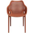 Poltrona Colmeia Forte Plástico Cor Cobre