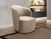Poltrona Concha Stela Decoração Moderna Cinza Capuccino Poltrona Concha Stela Decoração Moderna Cinza Capuccino