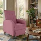 Poltrona da Mamãe Amamentação Reclinavel Yaris rosa Matrix