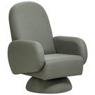 Poltrona de Amamentação Com Balanço Giratória Cone Dolce D02 Tramado Verde C-296 - Lyam Decor
