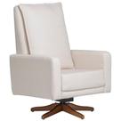 Poltrona de Amamentação Com Balanço Giratória Noah D02 Bouclê Off White B-114 - Lyam Decor Poltrona de Amamentação Com Balanço Giratória Noah D02 Bouclê Off White B-114 - Lyam Decor