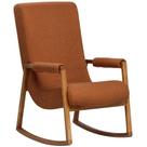 Poltrona de Amamentação Com Balanço Sona D02 Bouclê Terracota B-125 - Lyam Decor