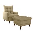 Poltrona de Amamentação com puff Luxo confortável Montreal Matrix