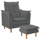 Poltrona De Amamentação com Puff Quarto Bebê Vitória Suede Poltrona De Amamentação com Puff Quarto Bebê Vitória Suede