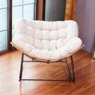 Poltrona de Balanço Nut Design Ergonômico Descanso Leitura Decoração Sala Quarto Varanda