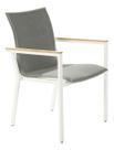 Poltrona De Jardim Em Aluminio 87x68 Cm Cinza