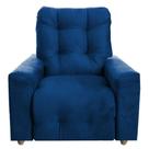 Poltrona De Maquiagem Extensão De Cilios sobrancelhas Confort Marinho