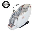 Poltrona de Massagem Atlas Carregamento por Indução Gravidade Zero Comando de Voz com Brinde Massageador de Olhos PU Branco G94 - Gran Belo