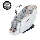 Poltrona de Massagem Atlas Carregamento por Indução Gravidade Zero Comando de Voz com Massageador de Pés e Olhos PU Branco e Cinza Poltrona de Massagem Atlas Carregamento por Indução Gravidade Zero Comando de Voz com Massageador de Pés e Olhos PU Branco e Cinza