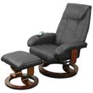 Poltrona de Massagem e Aquecimento Reclinável Elétrica Louisiana Bivolt - TPMRCPD