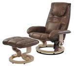 Poltrona de Massagem Louisiana Marrom Vintage - 30543