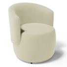 Poltrona Decorativa Aisha Orgânica Suede Bege Claro - Abmaza Poltrona Decorativa Aisha Orgânica Suede Bege Claro - Abmaza
