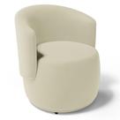 Poltrona Decorativa Aisha Orgânica Suede Bege Claro - Abmaza Poltrona Decorativa Aisha Orgânica Suede Bege Claro - Abmaza
