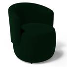 Poltrona Decorativa Aisha Orgânica Veludo Verde Escuro - Abmaza Poltrona Decorativa Aisha Orgânica Veludo Verde Escuro - Abmaza