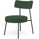 Poltrona Decorativa Base Fixa Londres L02 Suede Verde Musgo - Lyam