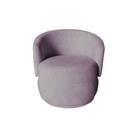 Poltrona Decorativa Beatriz Orgânica Veludo Rosê Poltrona Decorativa Beatriz Orgânica Veludo Rosê