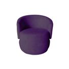 Poltrona Decorativa Beatriz Orgânica Veludo Roxo Poltrona Decorativa Beatriz Orgânica Veludo Roxo