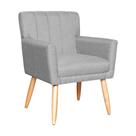 Poltrona Decorativa Cecília Linho Cores - DS Estofados Poltrona Decorativa Cecília Linho Cores - DS Estofados