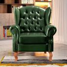 Poltrona Decorativa Chesterfield Retrô material sintético Imperador 86cm Poltrona Decorativa Chesterfield Retrô material sintético Imperador 86cm