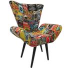 Poltrona Decorativa Elegance Retro Cars
