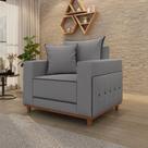 Poltrona Decorativa Estofada Linha Montes Claros