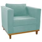 Poltrona Decorativa Europa Suede Amarena Móveis Poltrona Decorativa Europa Suede Amarena Móveis