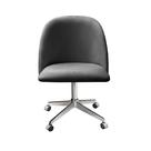 Poltrona Decorativa Gaia Cadeira com Rodinhas Escritório, Home office