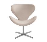 Poltrona Decorativa Isis Swan Cadeira Giratória Pé Metal Escritório, Home Office