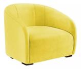 Poltrona Decorativa Julia Sala Recepção Suede Amarelo - INCASA DECOR Poltrona Decorativa Julia Sala Recepção Suede Amarelo - INCASA DECOR