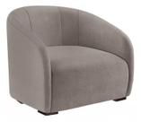 Poltrona Decorativa Julia Sala Recepção Suede Cappuccino - INCASA DECOR