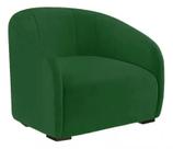 Poltrona Decorativa Julia Sala Recepção Suede Verde - INCASA DECOR Poltrona Decorativa Julia Sala Recepção Suede Verde - INCASA DECOR