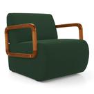 Poltrona Decorativa Kavya Veludo Espuma D26 com Braços Verde Escuro Abmaza Poltrona Decorativa Kavya Veludo Espuma D26 com Braços Verde Escuro Abmaza