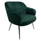 Poltrona Decorativa Kitana Pés Polido Palito Veludo Verde G15 - Gran Belo Poltrona Decorativa Kitana Pés Polido Palito Veludo Verde G15 - Gran Belo