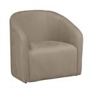 Poltrona Decorativa Lara Veludo Bege - Belliv Decor