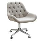 Poltrona Decorativa Lua Cadeira Giratória com Rodinhas Escritório, Home Office, Salão Poltrona Decorativa Lua Cadeira Giratória com Rodinhas Escritório, Home Office, Salão