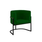 Poltrona Decorativa Lua Verde Suede Balaqui Decor Poltrona Decorativa Lua Verde Suede Balaqui Decor