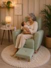Poltrona Decorativa Melinda Balanço Vovo Boucle Puff Poltrona Decorativa Melinda Balanço Vovo Boucle Puff