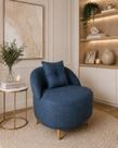 Poltrona Decorativa Moderna Clean Orgânica Feijão para Sala Quarto Clinica Tecido Linho Poltrona Decorativa Moderna Clean Orgânica Feijão para Sala Quarto Clinica Tecido Linho