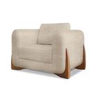 Poltrona Decorativa Nuvina Boucle Bege - Loja Sheep