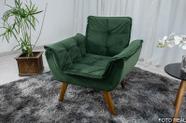 Poltrona Decorativa Opala Tecido Veludo