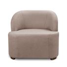 Poltrona Decorativa Orgânica Aloha Boucle Rose - Loja Sheep