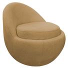 Poltrona Decorativa Orgânica Kaira Base Fixa Bouclé Camel - Nexta Casa Poltrona Decorativa Orgânica Kaira Base Fixa Bouclé Camel - Nexta Casa
