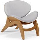 Poltrona Decorativa Orgânica Sala Living Kadosh L02 Linho Cinza - Lyam Decor Poltrona Decorativa Orgânica Sala Living Kadosh L02 Linho Cinza - Lyam Decor
