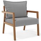 Poltrona Decorativa Para Sala de Estar e Living Alícia L02 Bouclê Cinza - Lyam Decor Poltrona Decorativa Para Sala de Estar e Living Alícia L02 Bouclê Cinza - Lyam Decor