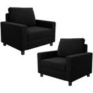 Poltrona Decorativa Para Sala De Estar E Recepção Malta L02 Bouclê Preto - Lyam Decor Poltrona Decorativa Para Sala De Estar E Recepção Malta L02 Bouclê Preto - Lyam Decor