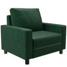 Poltrona Decorativa Para Sala De Estar E Recepção Malta L02 Facto Verde Musgo - Lyam Decor