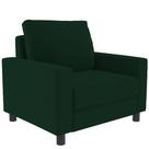 Poltrona Decorativa Para Sala De Estar E Recepção Malta L02 Suede Verde Musgo - Lyam Decor Poltrona Decorativa Para Sala De Estar E Recepção Malta L02 Suede Verde Musgo - Lyam Decor